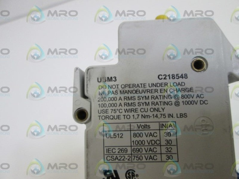 BUSSMAN FUSE HOLDER USM3  UNMP