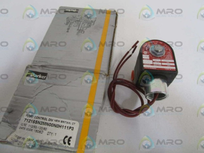 PARKER 71215SN2MN00N0H111P3 VALVE 110/120V *NEW IN BOX*