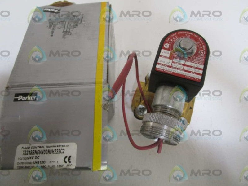 PARKER 24VDC VALVE 73218BN5VN00N0H222C2 *NEW IN BOX*