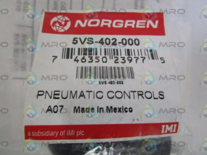 NORGREN INDICATOR 5VS-402-000 *NEW IN FACTORY BAG*