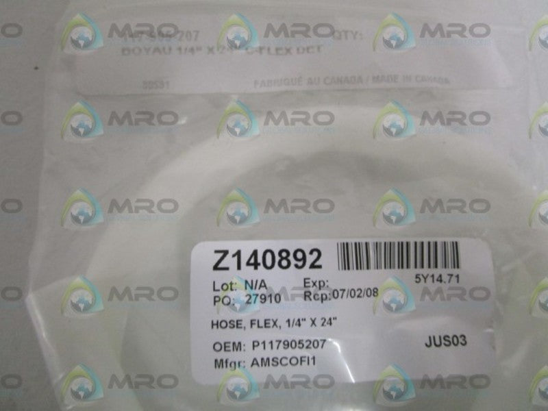 AMSCO 1/4"X24" FLEX HOSE P117905207  NSNP