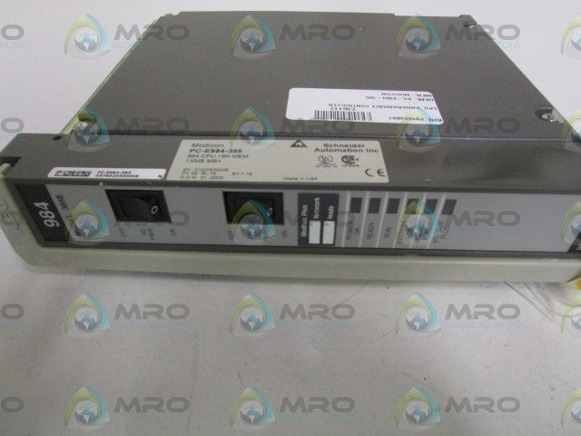 MODICON CONTROLLER MODULE PC-E984-385 *NEW NO BOX*