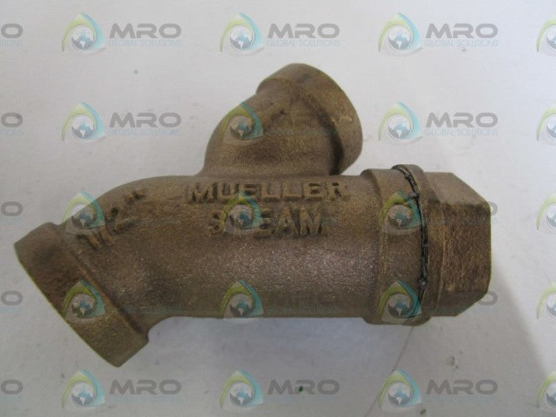 MUELLER Y-TYPE BRONZE 1/2" STRAINER .50-351M-01  NSNP