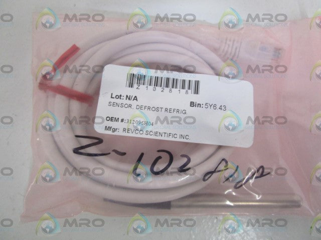 REVCO SCIENTIFIC INC. DEFROST REFRIG. SENSOR 312096H04 *NEW NO BOX*