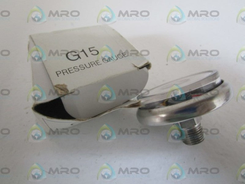 HENRY MAX 600PSI PRESSURE GAUGE G15 *NEW IN BOX*