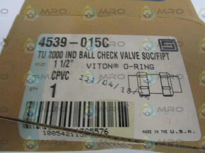 SPEARS 1-1/2" BALL CHECK VALVE 4539-015C *NEW IN BOX*