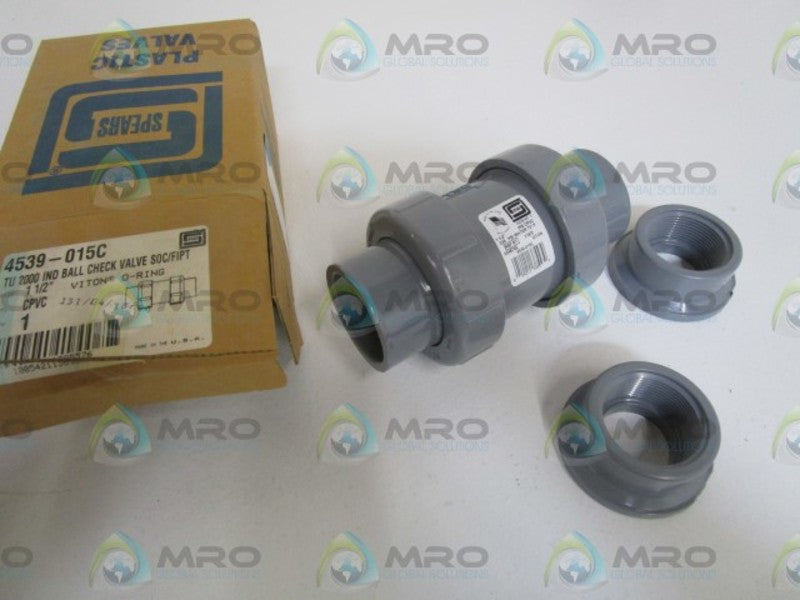 SPEARS 1-1/2" BALL CHECK VALVE 4539-015C *NEW IN BOX*