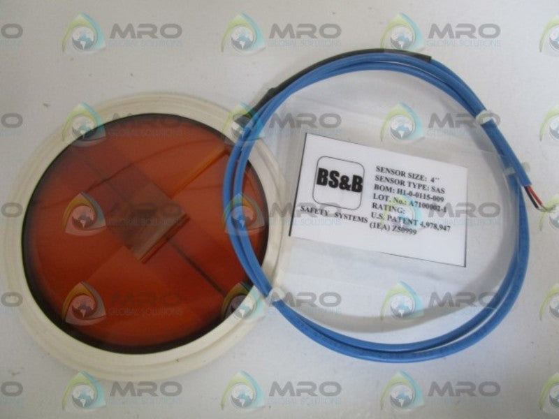 BS&B TYPE: SAS A7100002-1 H1-0-0115-009 RUPTURE DISC 4"  NSNP