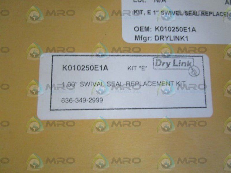 DRY LINK 1.00" SEAL REPLACEMENT KIT K010250E1A * NEW IN ORIGINAL PACKAGE *