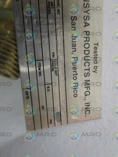 CIRCLE SEAL 1/2" PRESSURE RELIEF VALVE 562B-4MP-10  NSMP