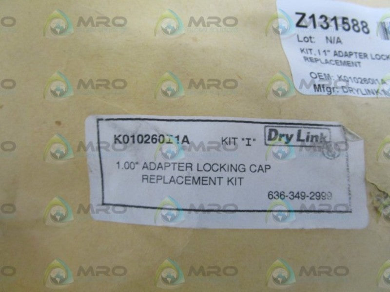 DRY LINK 1.00" ADAPTER LOCKING CAP REPLACEMENT KIT K010260I1A  NSNP