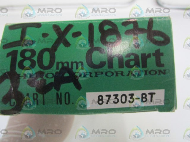 LOT OF 3 CHINO CORP. 180MM CHART 87303-BT *NEW IN BOX*