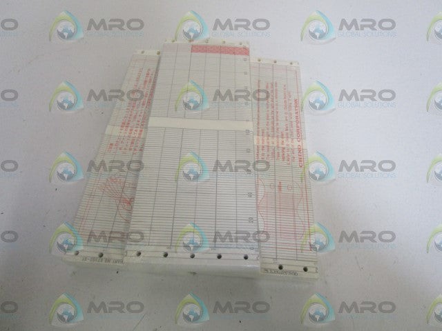 LOT OF 3 CHINO CORP. 180MM CHART 87303-BT *NEW IN BOX*