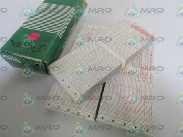 LOT OF 3 CHINO CORP. 180MM CHART 87303-BT *NEW IN BOX*