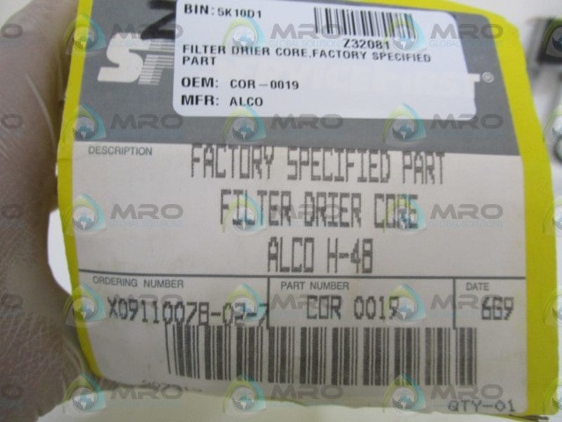 SERVICE FIRST DILTER DRIER CORE COR-0019 *NEW IN BOX*