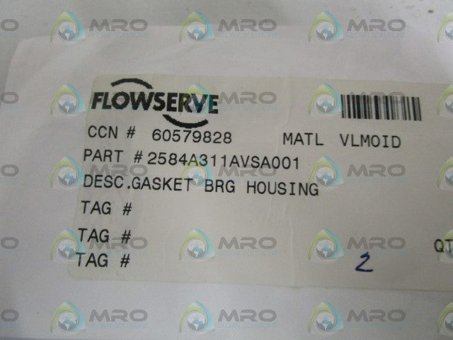 LOT OF 32 FLOWSERVE GASKET BRG HOUSING 2584A311AVSA001 *NEW NO BOX*