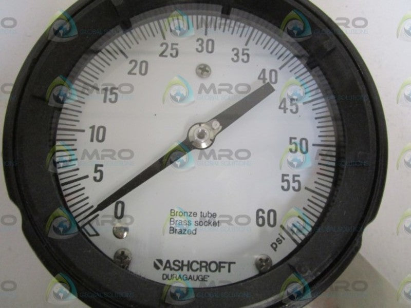 ASHCROFT 451279AS04L60# 60PSI 4-1/2" NSMP