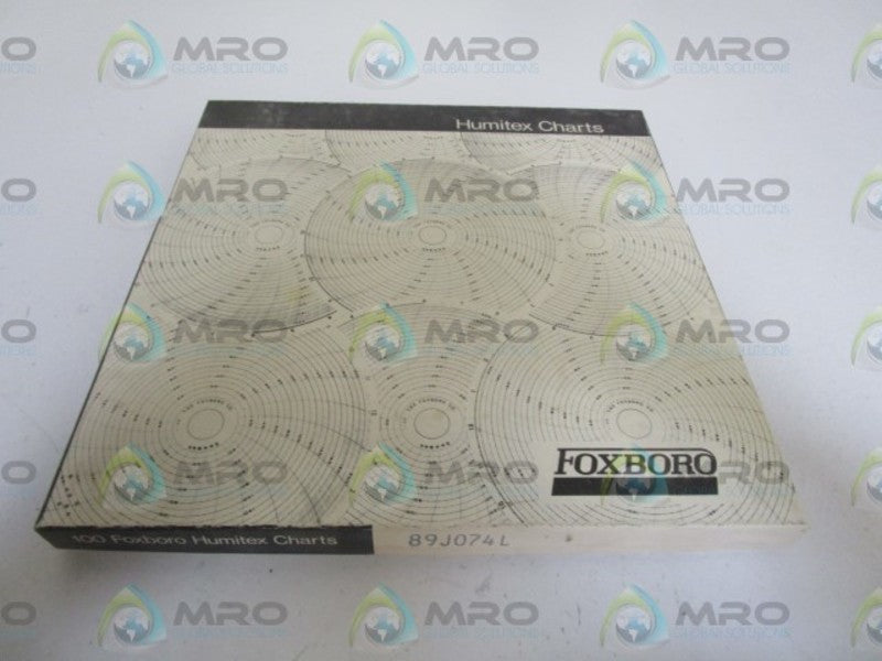 FOXBORO HUMITEX CHART 89J074L  NSMP