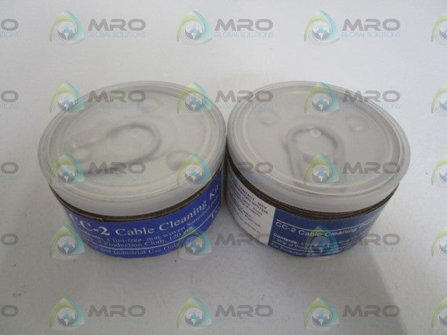 LOT OF 2 3M CABLE CLEANING KIT CC-2 *FACTORY SEALED*