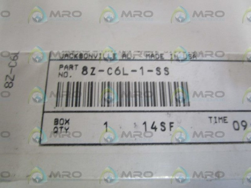 PARKER CHECK VALVE 8Z-C6L-1-SS *NEW IN BOX*