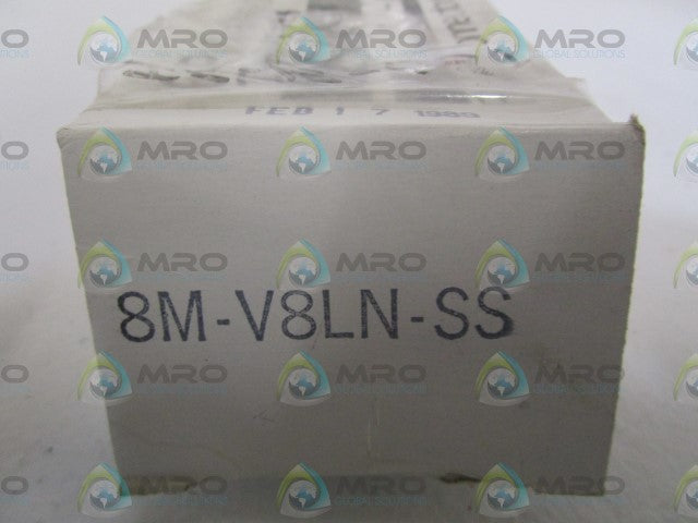 PARKER VALVE 8M-V8LN-SS *NEW IN BOX*