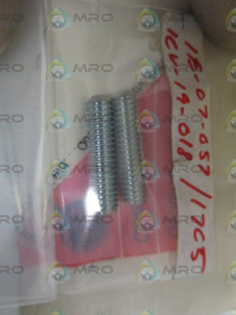 LOT OF 2 FISHER 5/16-18X1.25 SLOTTED SCREW SET 16A4667X012 *NEW IN FACTORY BAG*