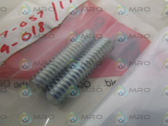 LOT OF 2 FISHER 5/16-18X1.25 SLOTTED SCREW SET 16A4667X012 *NEW IN FACTORY BAG*