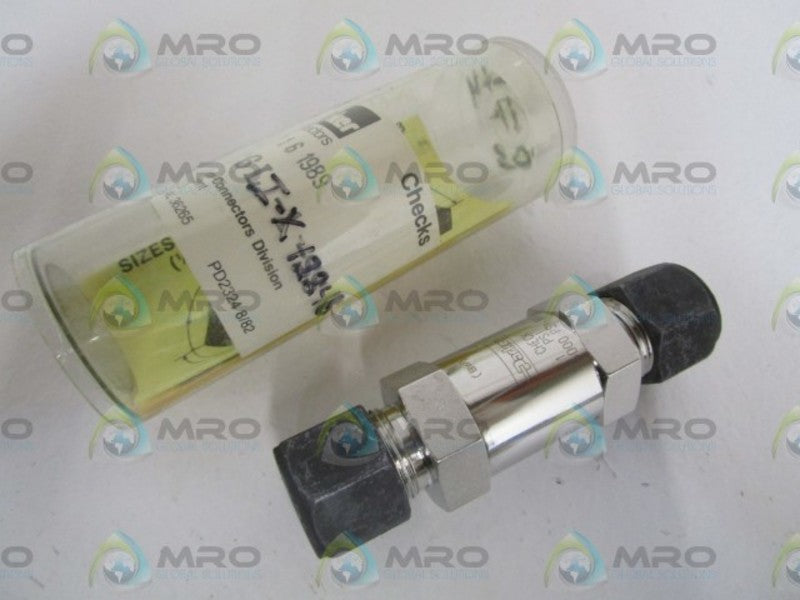 PARKER VALVE 8Z-C6L-1-SS *ORIGINAL PACKAGE*