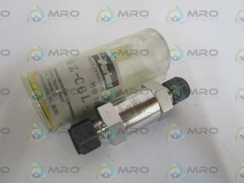 PARKER VALVE 6Z-C6L-1-SS *ORIGINAL PACKAGE*