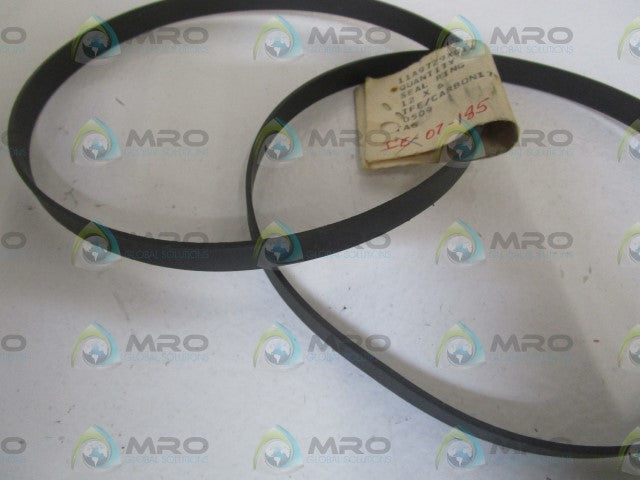 LOT OF 2 FISHER 12"X6" SEAL RING 11A9729X012 *NEW IN FACTORY BAG*