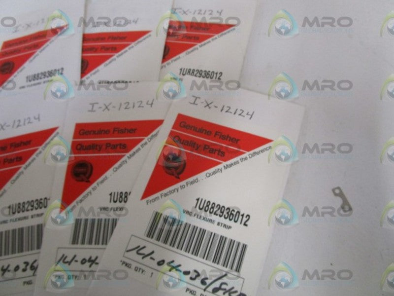 LOT OF 6 FISHER VRC FLEXURE STRIP 1U882936012 *NEW NO BOX*