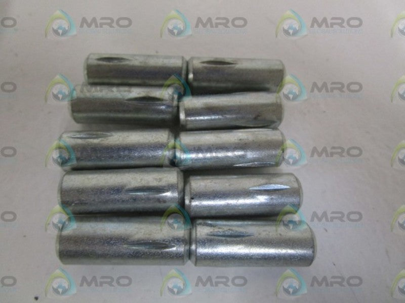 LOT OF 10 FISHER 3/8"X1" GROOVE PIN 1A361828992 *NEW NO BOX*