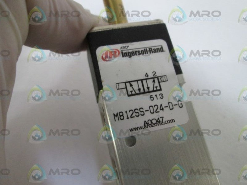 ARO INGERSOLL RAND VALVE (MISSING COIL) M812SS-024-D-G  UNMP