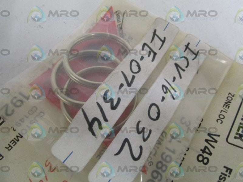 LOT OF 3 FISHER 1-1/4" DIA RING L19860K0012 *NEW IN FACTORY BAG*