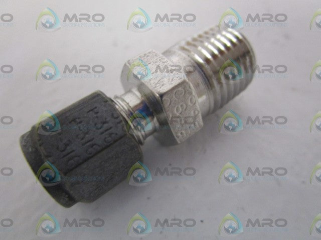 LOT OF 8 PARKER CONNECTOR 3-4FH-4BZ-SS *NEW NO BOX*