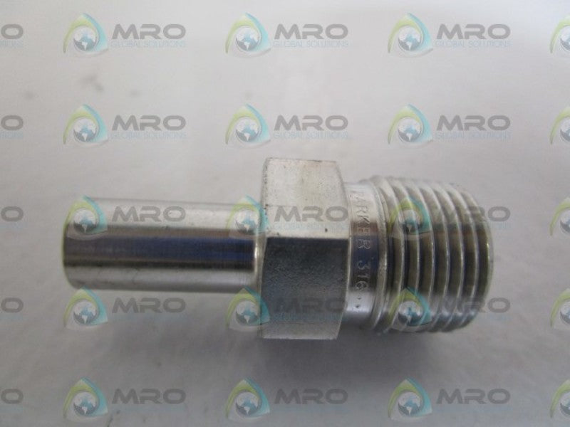 PARKER TUBE END MALE ADAPTER 6-6-T2HF-SS *NEW NO BOX*