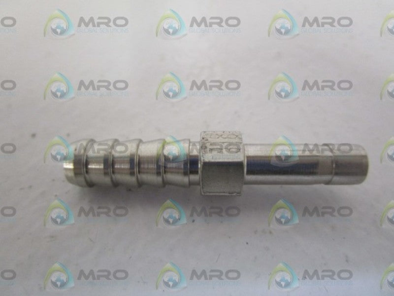 PARKER BARBED CONNECTOR ADAPTER 4-4B2HT2-SS *NEW NO BOX*