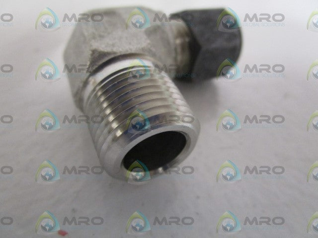 LOT OF 16 PARKER 3/8" X 3/8" MALE ELBOW 6-6CBZ-SS *NEW NO BOX*