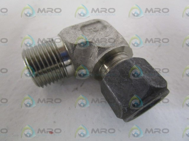 LOT OF 16 PARKER 3/8" X 3/8" MALE ELBOW 6-6CBZ-SS *NEW NO BOX*