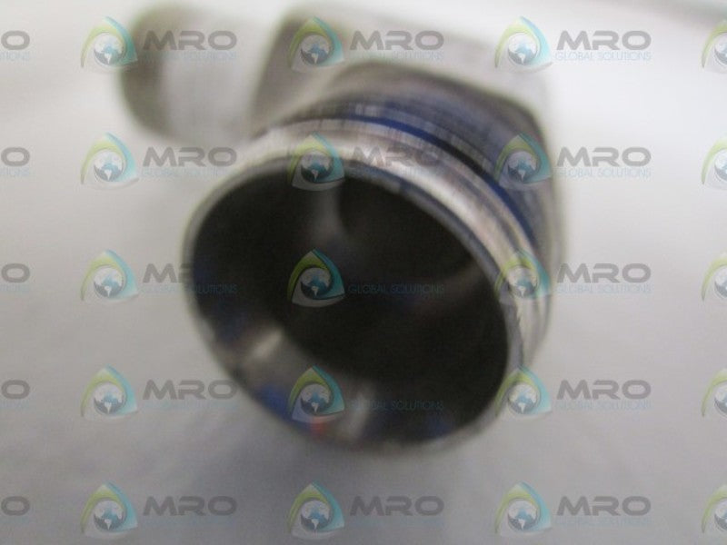 LOT OF 3 PARKER 1/2"X1/4" MALE ELBOW 8-4CBZ *USED*