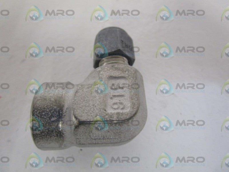 PARKER 1/4" X 1/4" FEMALE ELBOW 4-4-DBZ-S *NEW NO BOX*