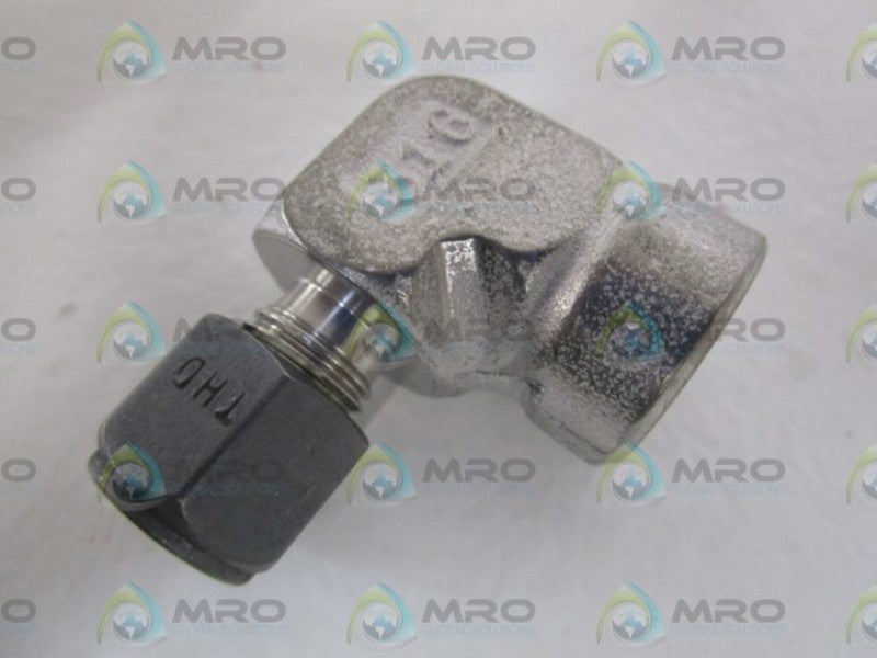 PARKER 1/4" X 1/4" FEMALE ELBOW 4-4-DBZ-S *NEW NO BOX*