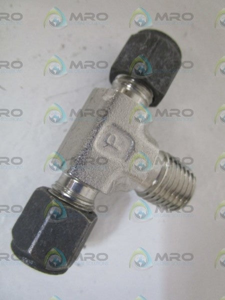 PARKER 1/4"x1/4" MALE BRANCH TEE 4-4-4SBZ *NEW NO BOX*