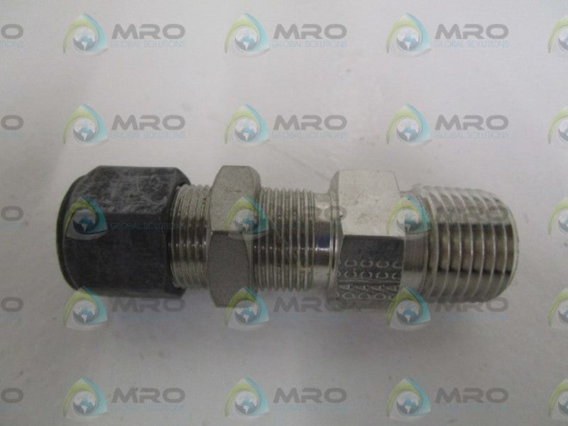 PARKER 1/2" UNION BULKHEAD 8-8FH2BZ-SS *NEW NO BOX*
