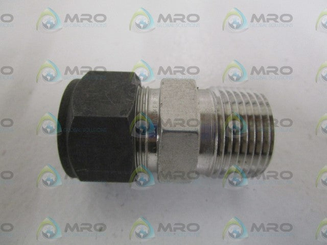 PARKER 3/4" X 3/4" CONNECTOR 12-12FBZ-SS *NEW NO BOX*
