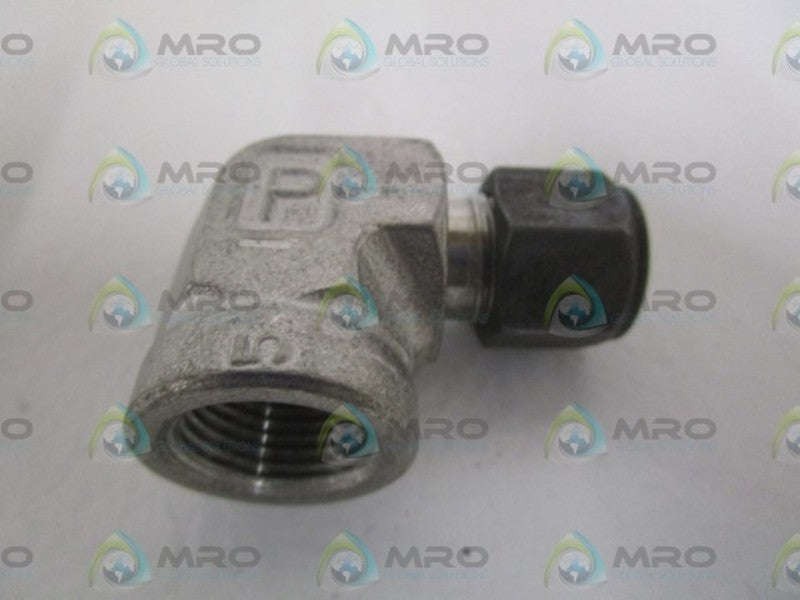 PARKER 3/8" X 3/8" FEMALE ELBOW 6-6-DBZ-S *NEW NO BOX*