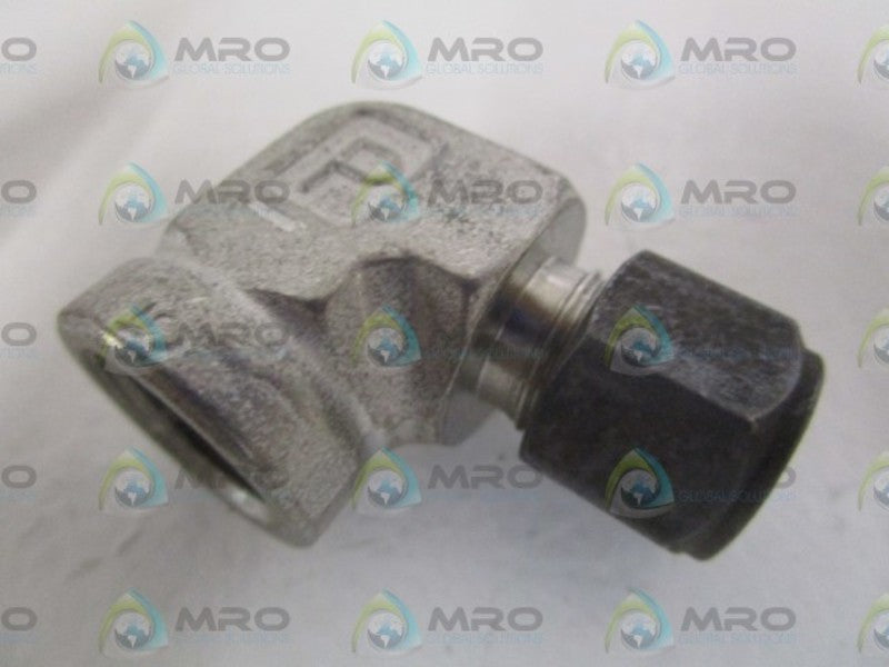 PARKER 3/8" X 3/8" FEMALE ELBOW 6-6-DBZ-S *NEW NO BOX*
