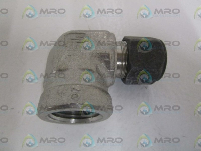 PARKER 1/2" X 1/2" FEMALE ELBOW 8-8-DBZ-S *NEW NO BOX*