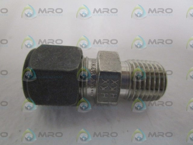 PARKER 3/8" X 1/4" ADAPTER 6-4FBZ-SS *NEW NO BOX*