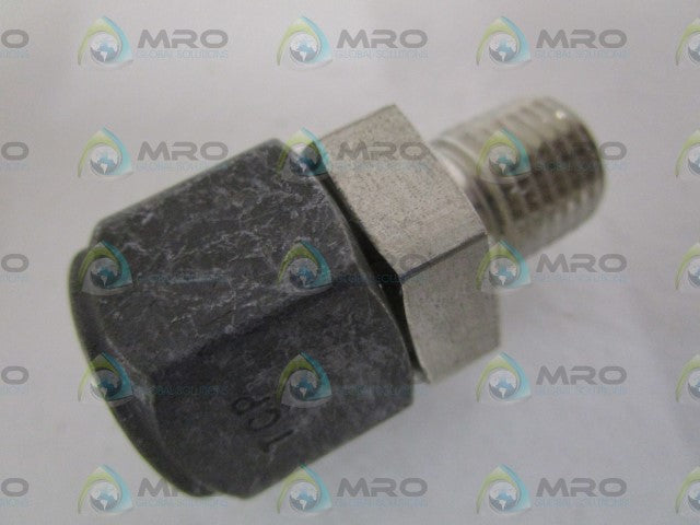 LOT OF 14 PARKER 1/2" X 1/4" ADAPTER 8-4FBZ-SS *NEW NO BOX*